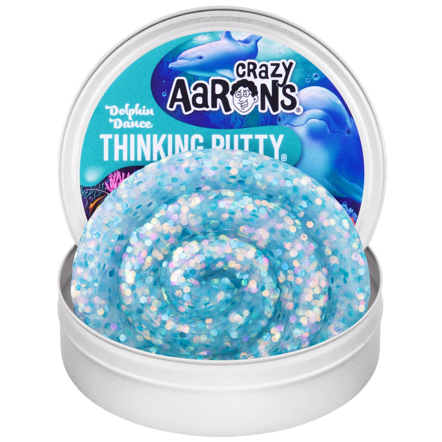 Dolphin Dance - 3.5" Thinking Putty Tin P4